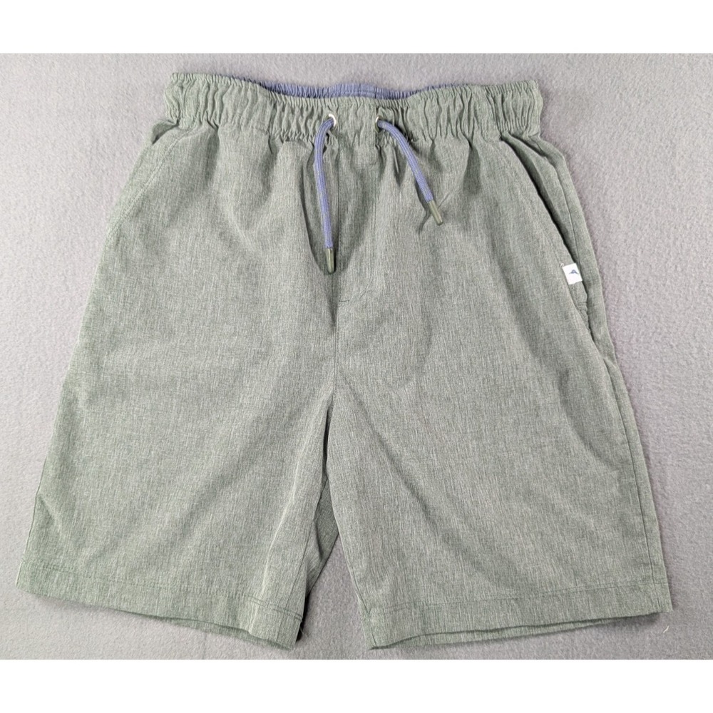 Tommy Bahama Boys Hybrid‎ Board Shorts Size L 14/16 Green Heather CP07592